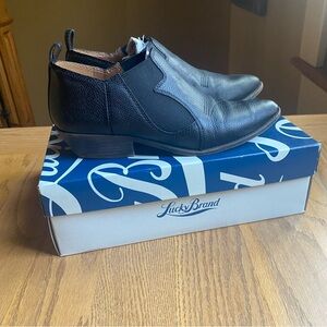 Lucky Brand Joelle Ankle Booties in Black Nubuck Leather Women’s 8.5M